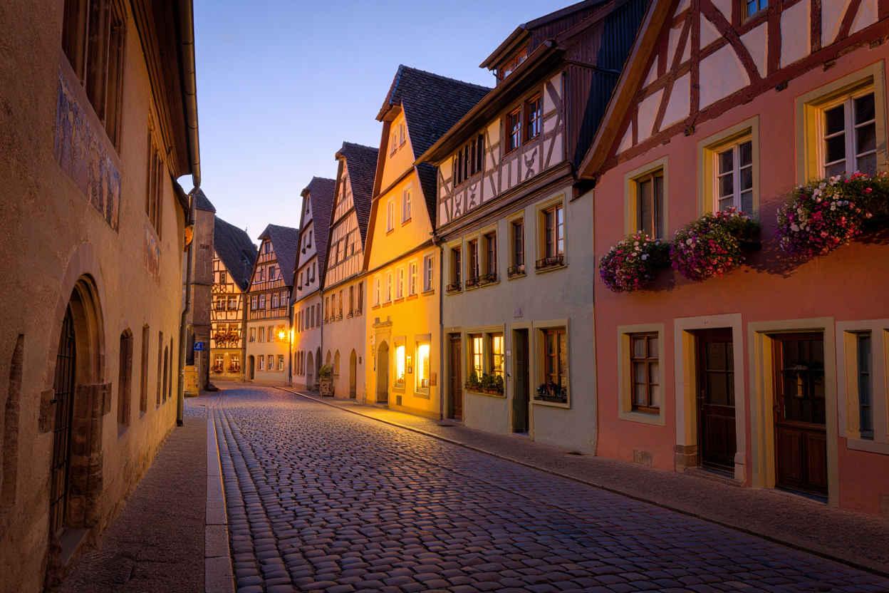Historische Altstadt Rothenburg ob der Tauber — Deutschland